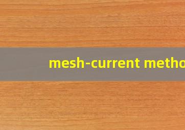 mesh-current method